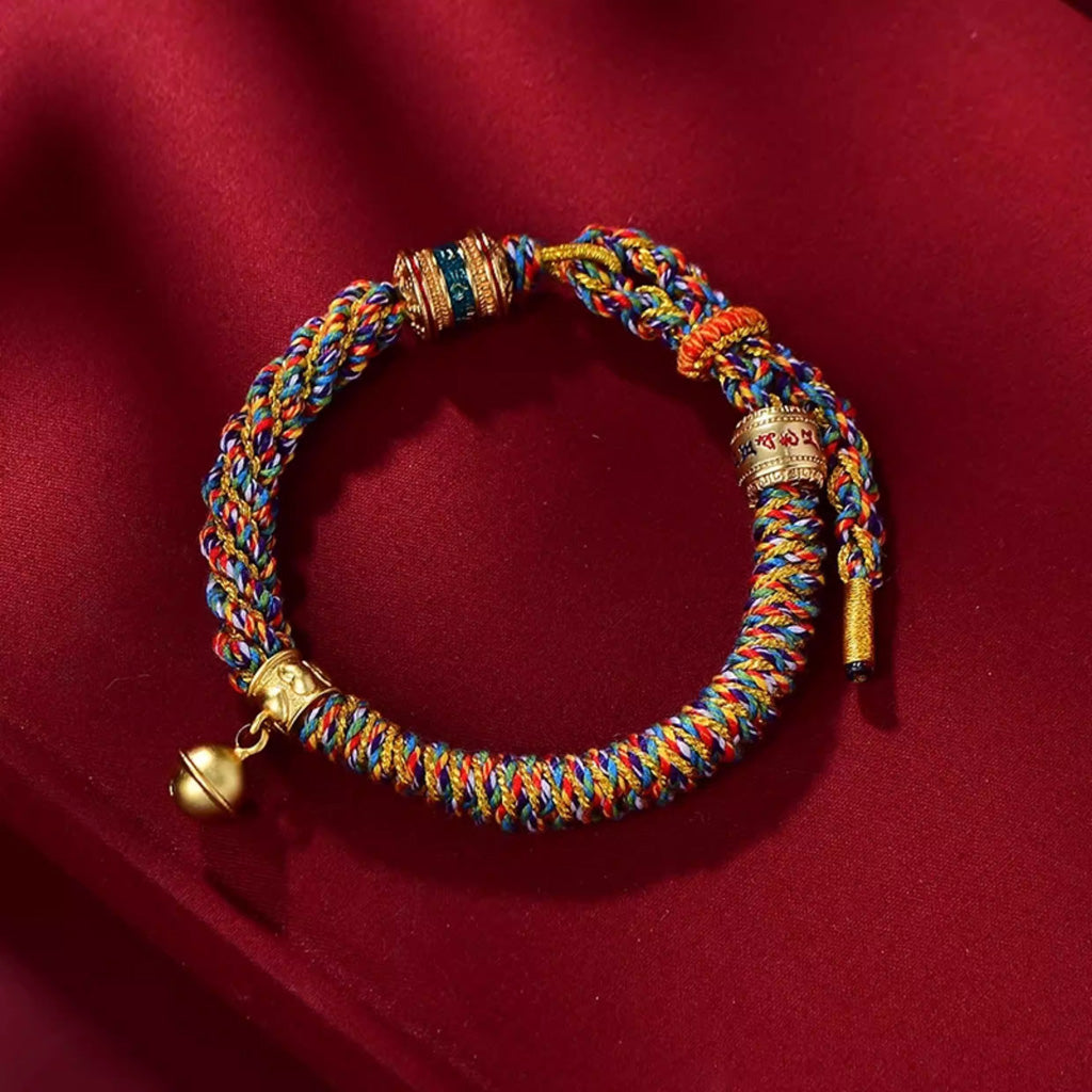 Hand‑Woven Blessing Bracelet – Color Options Symbolizing Peace and Protection | Zen Ara Grove