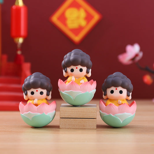 Little Buddha Roly-Poly Figurine | Zen Ara Grove