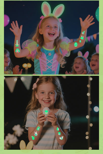 Glow‑in‑the‑Dark Easter Tattoo Stickers – Fun & Creativity | Zen Ara Grove