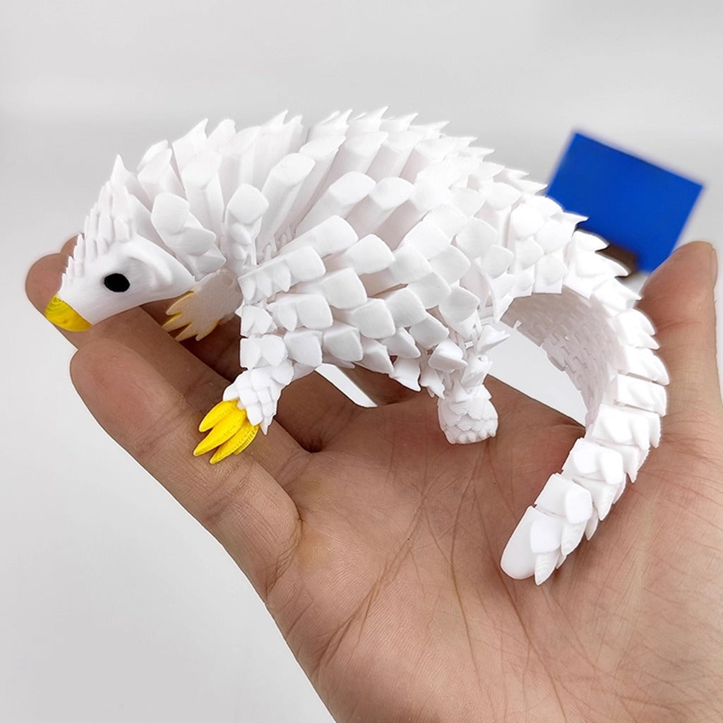 Fully Articulated Pangolin Fidget – Movable Scales, Calming Touch | Zen Ara Grove
