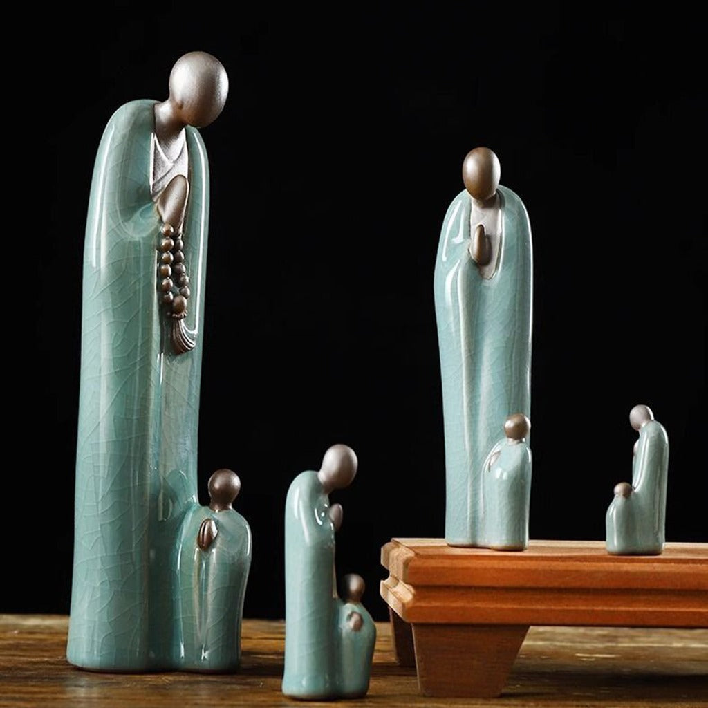 Minimalist Ceramic Formless Buddha – Serene Meditation Decor for Mindful Living | Zen Ara Grove