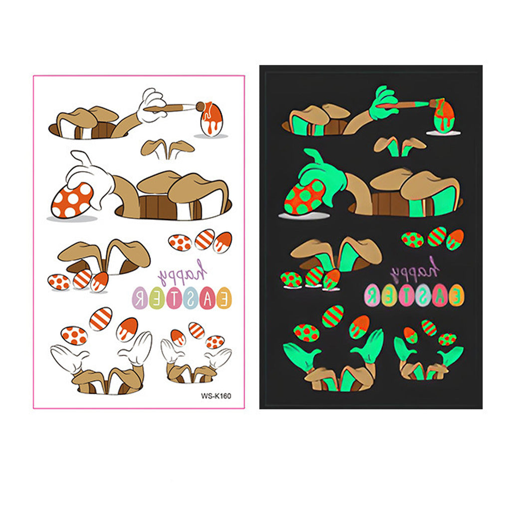 Glow‑in‑the‑Dark Easter Tattoo Stickers – Fun & Creativity | Zen Ara Grove