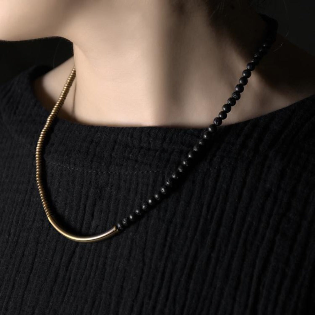 Volcanic Rock Multi-Strand Wrap Bracelet | Zen Ara Grove