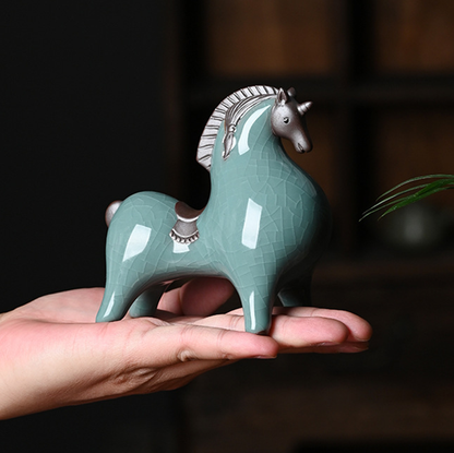 Tang Dynasty Ceramic Horse Figurine | Zen Ara Grove