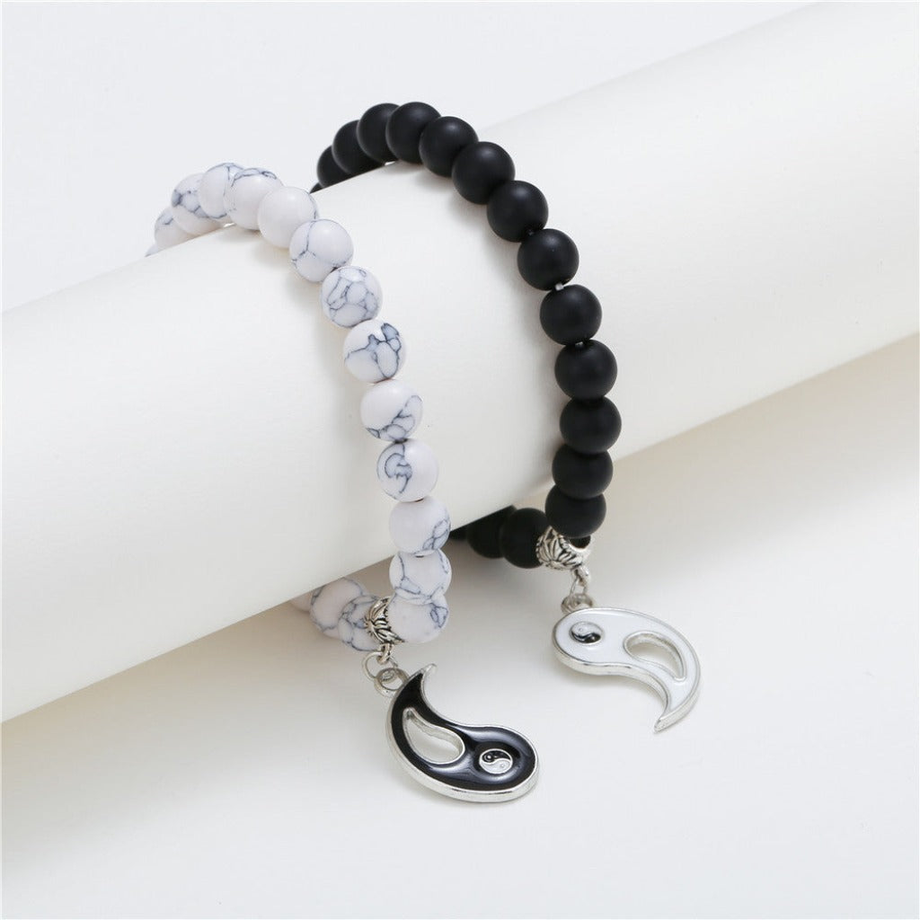 Yin-Yang Harmony Bracelet – Balance of Light and Shadow | Zen Ara Grove