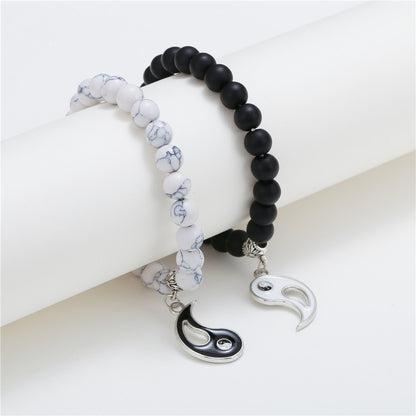 Yin-Yang Harmony Bracelet – Balance of Light and Shadow | Zen Ara Grove