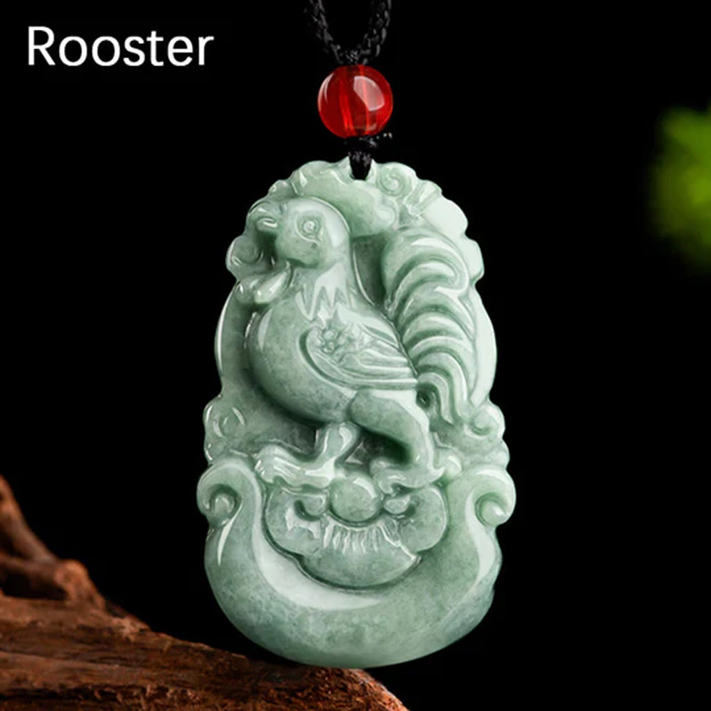 Chinese Zodiac Jade Pendant – Eternal Blessing & Protection | Zen Ara Grove