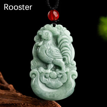 Chinese Zodiac Jade Pendant – Eternal Blessing & Protection | Zen Ara Grove