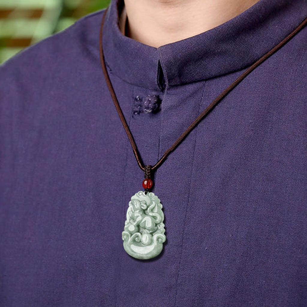 Chinese Zodiac Jade Pendant – Eternal Blessing & Protection | Zen Ara Grove