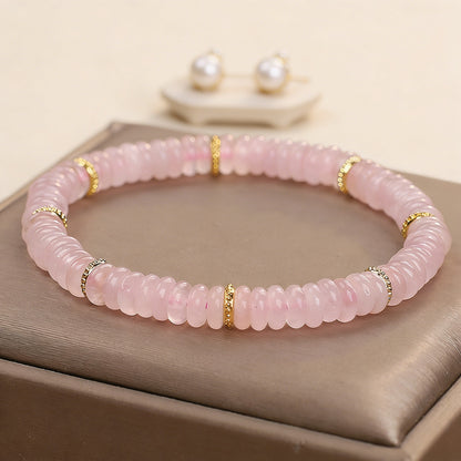 Natural Aventurine Abacus Bead Bracelet – A Symbol of Prosperity and Balance | Zen Ara Grove
