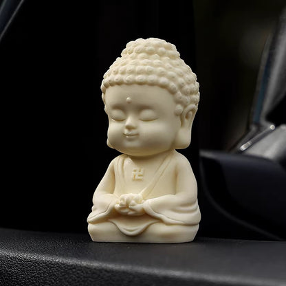 Tagua Nut Buddha Figurine – Hand‑Carved Symbol of Peace | Zen Ara Grove