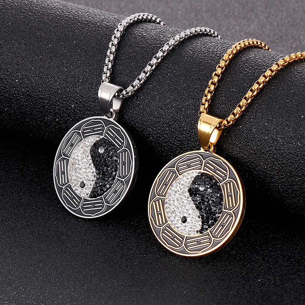Taiji Bagua Yin-Yang Pendant Necklace – Energy & Protection | Zen Ara Grove