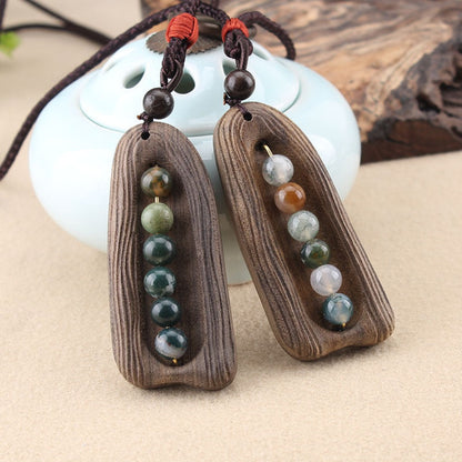 Black Ebony Lotus Pendant｜Dark Serenity in Bloom | Zen Ara Grove
