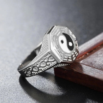 Yin-Yang Silver Ring | Zen Ara Grove