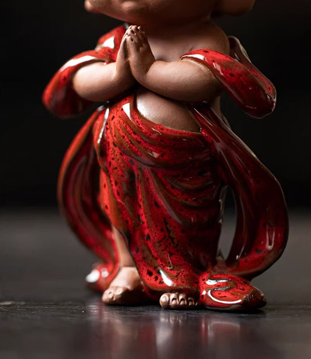 Handcrafted Porcelain Buddha Figurine – Serenity and Cultural Heritage | Zen Ara Grove