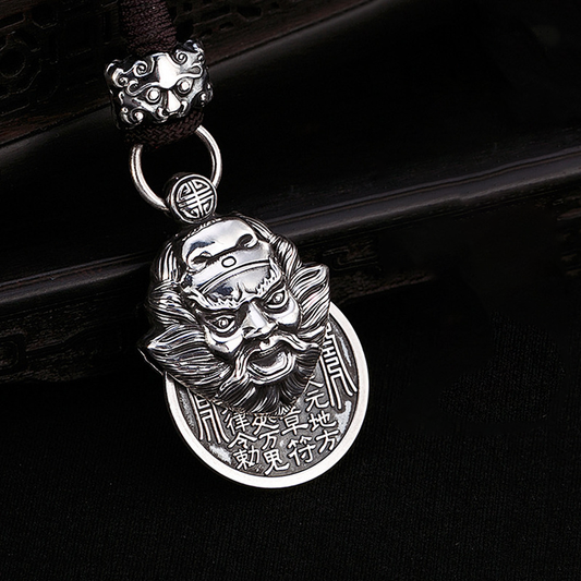 Vintage Zhong Kui Guardian Pendant – Timeless Protection & Courage | Zen Ara Grove