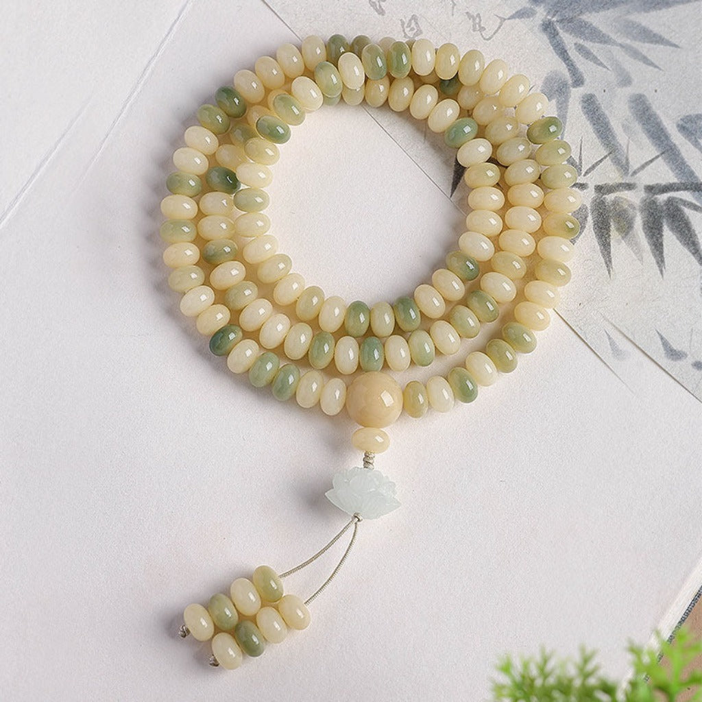 108 Natural Bodhi Seed Mala Bracelet | Zen Ara Grove