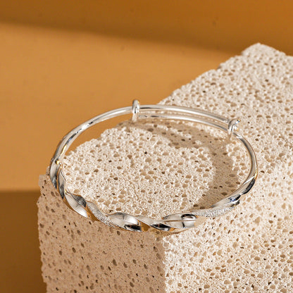 $9.99 Mobius Twist Bangle – Symbol of Infinity and Connection, Adjustable Fit | Zen Ara Grove