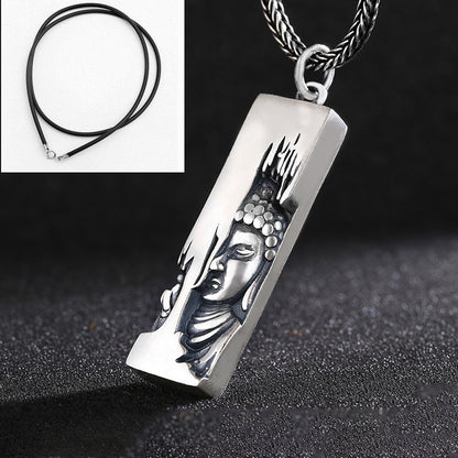 One-Side Buddha Amulet – Guardian Pendant of Inner Awakening | Zen Ara Grove