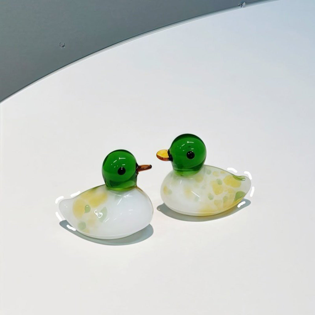 Peaceful Glass Duck Figurine – Bringing Calm Energy and Joy to Your Space | Zen Ara Grove