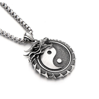 Yin-Yang Dragon Pendant｜Harmony & Protection | Zen Ara Grove