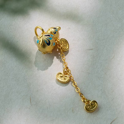 DIY Handwoven Red Cord Bracelet with Gold-Tone Fortune Bead – Make Your Own Lucky Charm | Zen Ara Grove