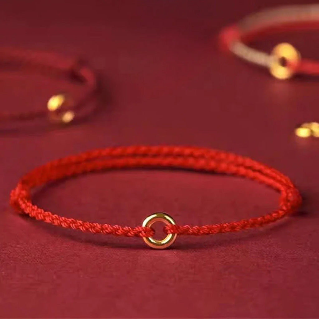 Adjustable Hand-Braided Circle Bracelet or Anklet — Balance & Connection