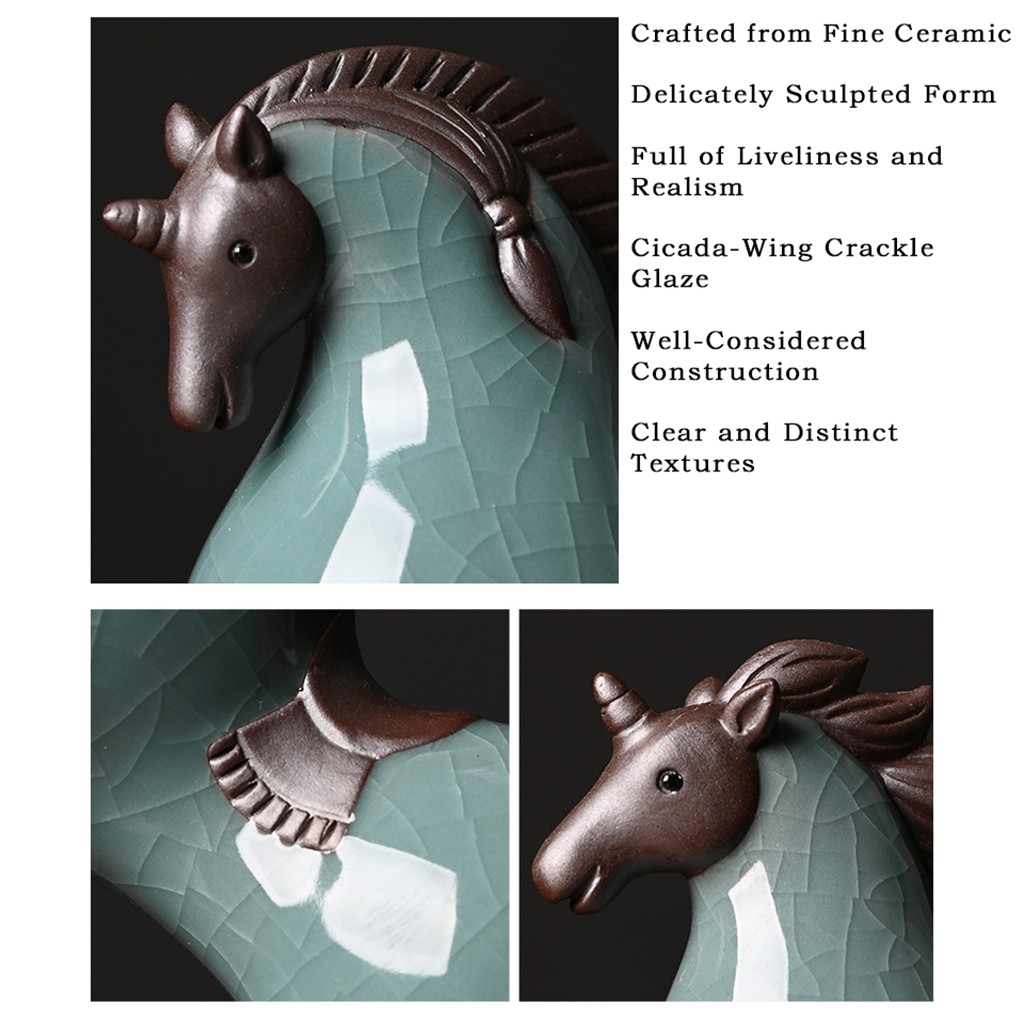 Tang Dynasty Ceramic Horse Figurine | Zen Ara Grove