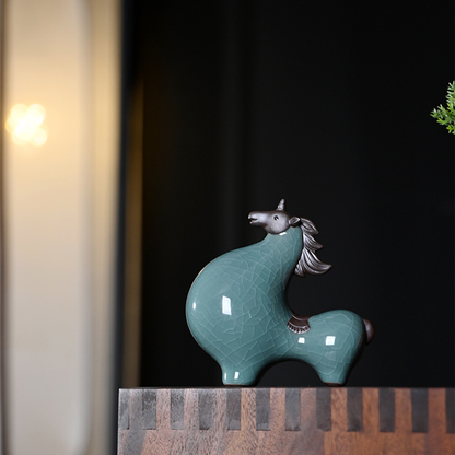 Tang Dynasty Ceramic Horse Figurine | Zen Ara Grove