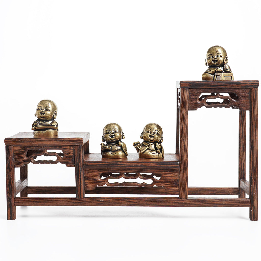 Handcrafted Solid Brass Monk’s Pursuit of Arts Collection | Zen Ara Grove