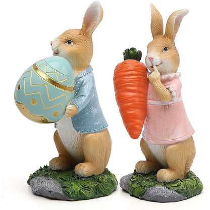 Easter Bunny Figurine Collection – Spring Blessings & New Beginnings | Zen Ara Grove