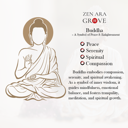 Mini Brass Figurines – Zen Series with Buddha, Bodhidharma, Guanyin, Animals & More – Symbol of Mindfulness | Zen Ara Grove