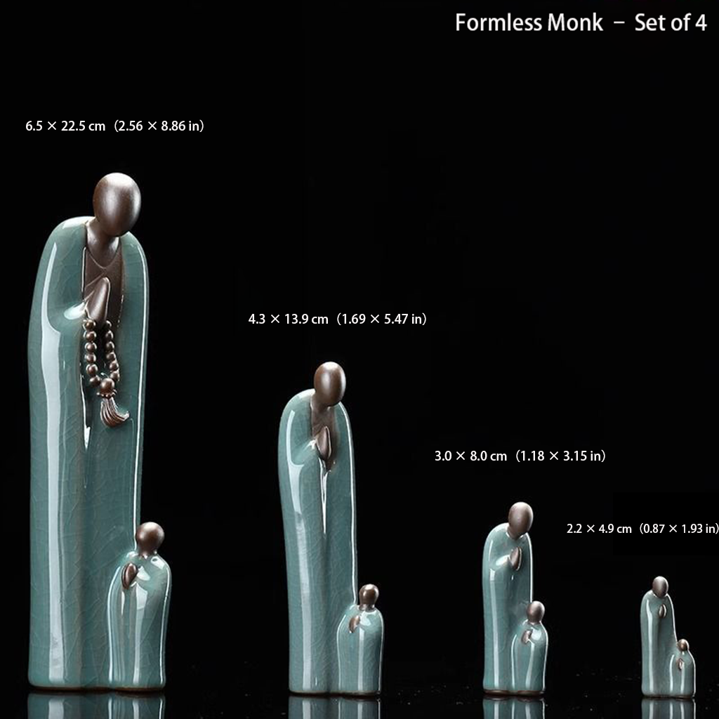 Minimalist Ceramic Formless Buddha – Serene Meditation Decor for Mindful Living | Zen Ara Grove