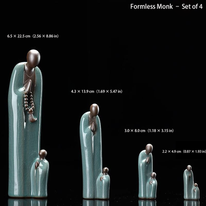 Minimalist Ceramic Formless Buddha – Serene Meditation Decor for Mindful Living | Zen Ara Grove