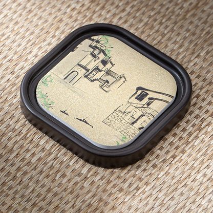 Oriental Zen Style Drink Coaster | Zen Ara Grove