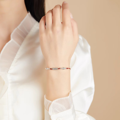 Adjustable Koi-Inspired Fish Motif Bracelet or Anklet with S925 Silver Option