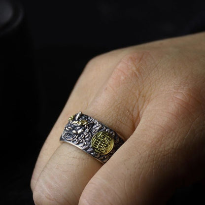 Pixiu Treasure Ring – Attract Abundance & Luck | Zen Ara Grove
