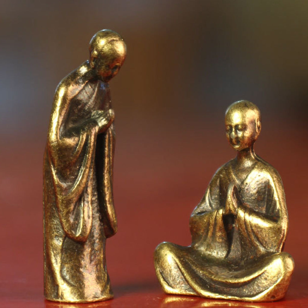 Mini Brass Figurines – Zen Series with Buddha, Bodhidharma, Guanyin, Animals & More – Symbol of Mindfulness | Zen Ara Grove