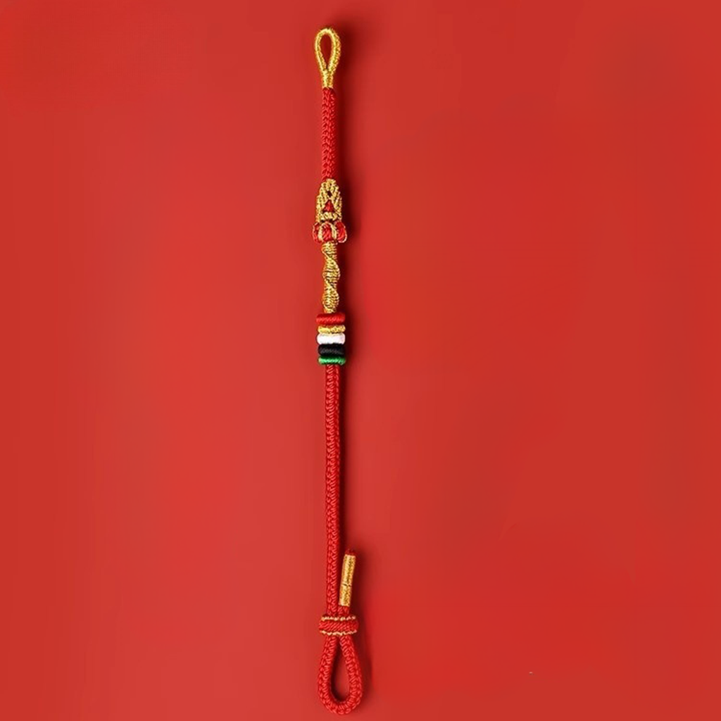 Handwoven Red Cord Bracelet – Symbol of Luck and Protection | Zen Ara Grove