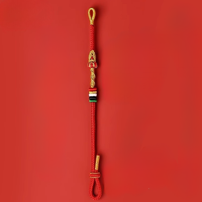 Handwoven Red Cord Bracelet – Symbol of Luck and Protection | Zen Ara Grove