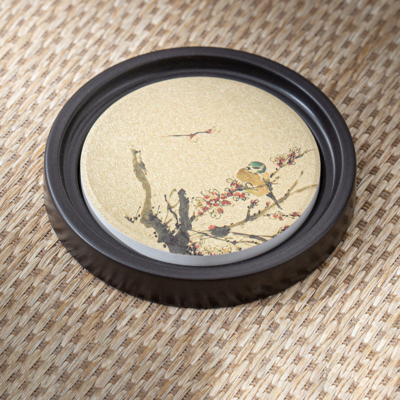 Oriental Zen Style Drink Coaster | Zen Ara Grove