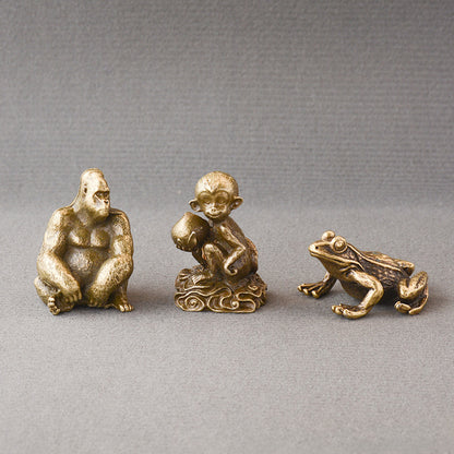 Handcrafted Metallic Wildlife Figurines – Strength, Grace, and Untamed Beauty | Zen Ara Grove