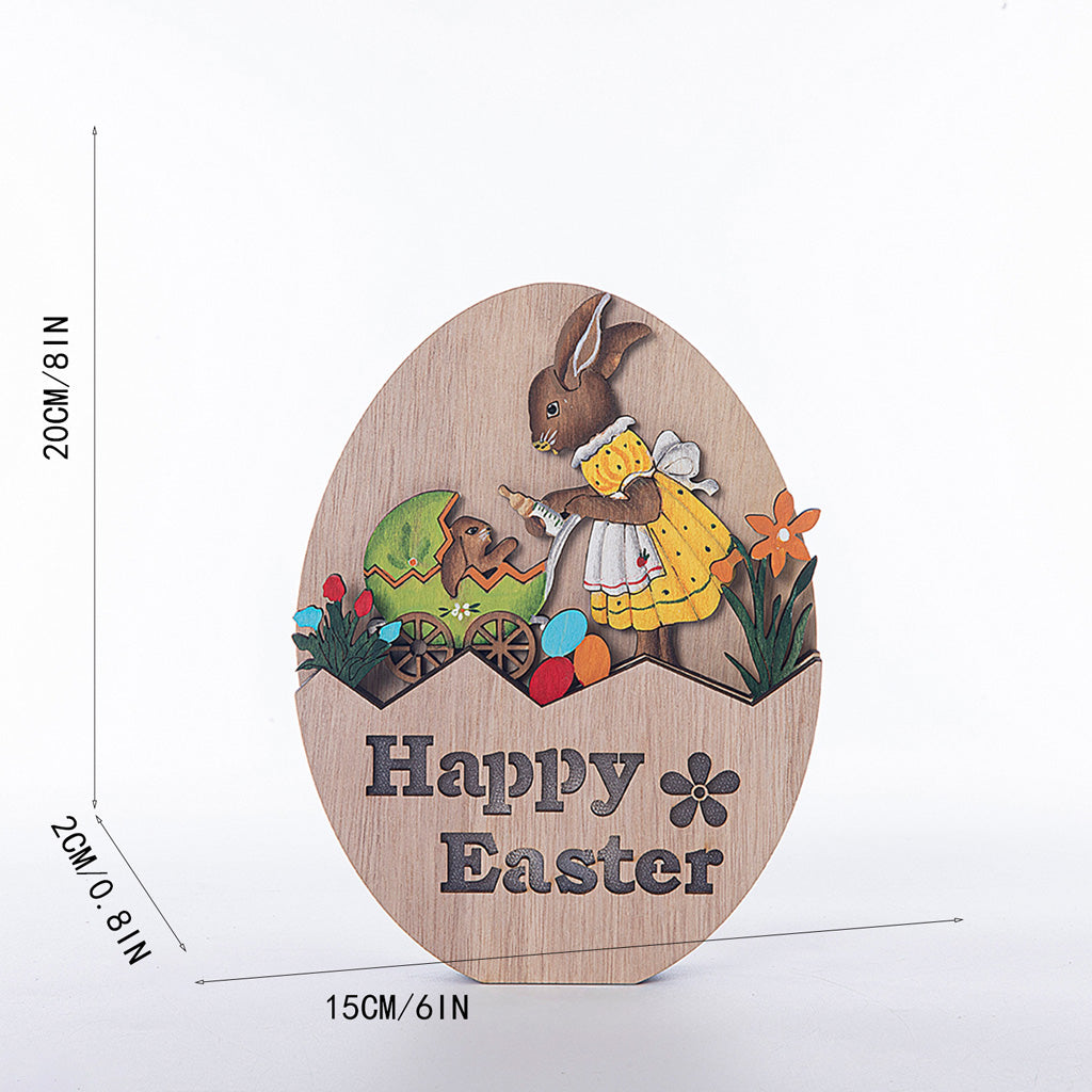 Easter Wooden LED Bunny & Chicken Décor – Symbol of Light & Hope | Zen Ara Grove