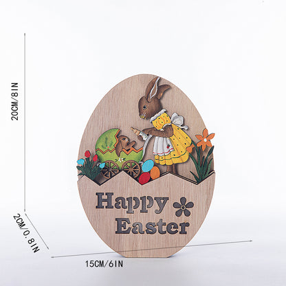 Easter Wooden LED Bunny & Chicken Décor – Symbol of Light & Hope | Zen Ara Grove
