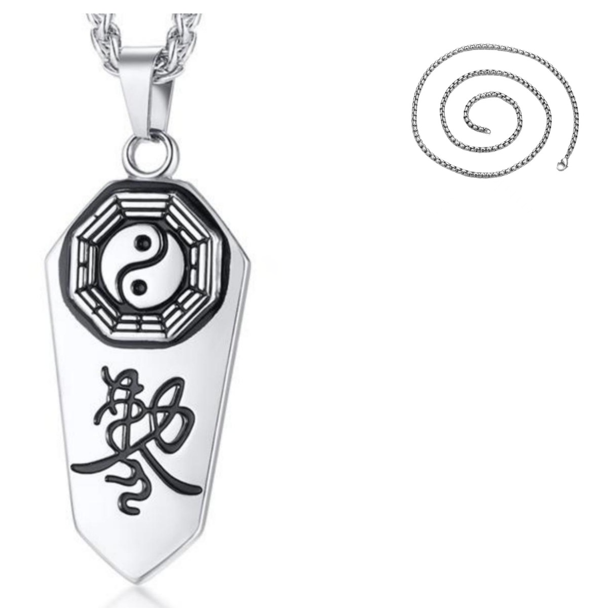 Yin Yang Bagua Pendant – Balance and Protection Charm | Zen Ara Grove
