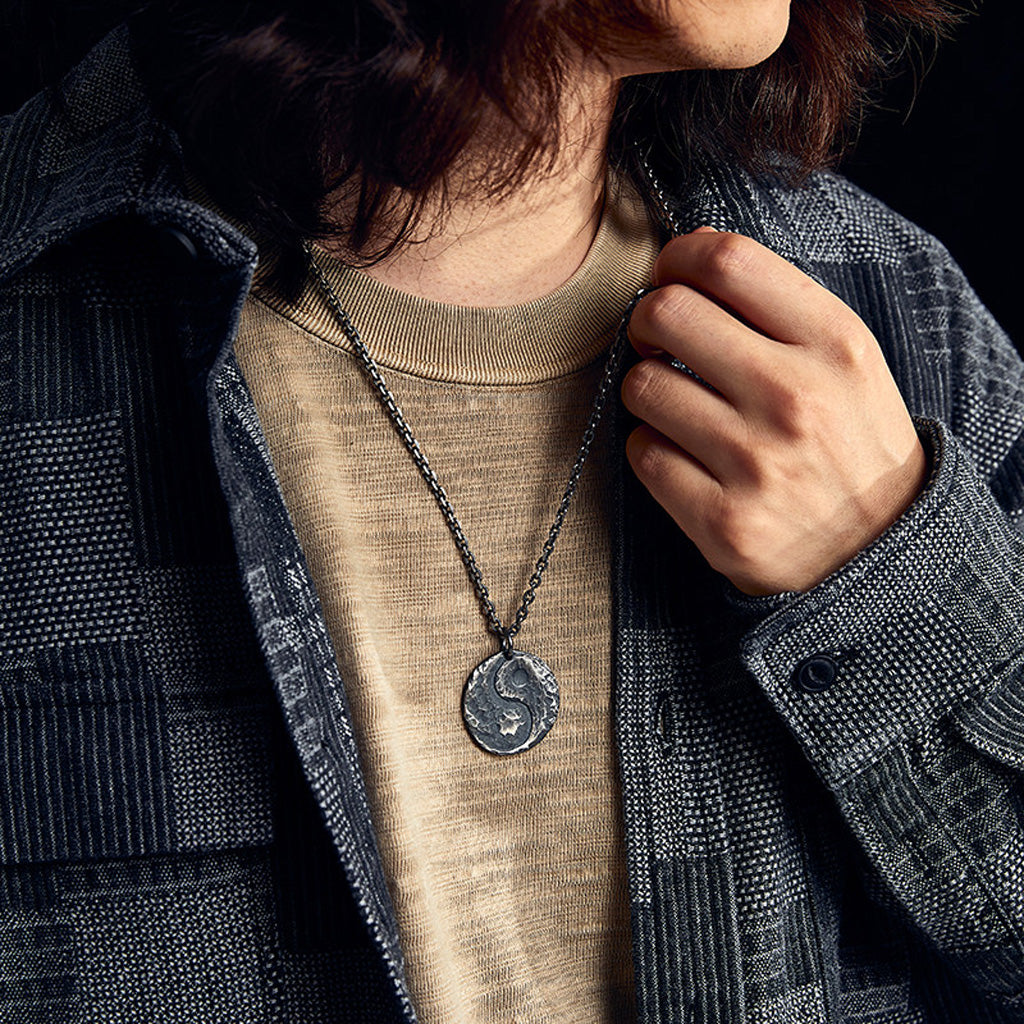 99 Pure Silver Taiji Pendant Necklace – Symbol of Balance & Inner Harmony | Zen Ara Grove