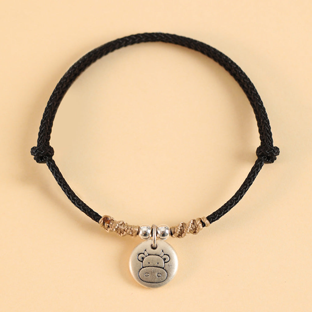 Adjustable 999 Fine Silver Zodiac Animal Bracelet — Personal Strength & Blessings | Zen Ara Grove