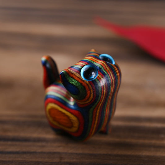 Rainbow Eucalyptus Cute Cat Animals Calm Decoration | Zen Ara Grove