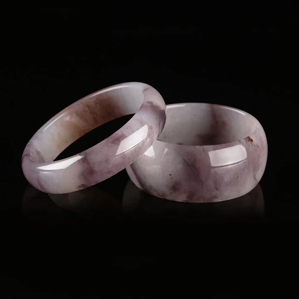 Purple Jade Bangle – Happiness & Harmony with Elegant Flow | Zen Ara Grove