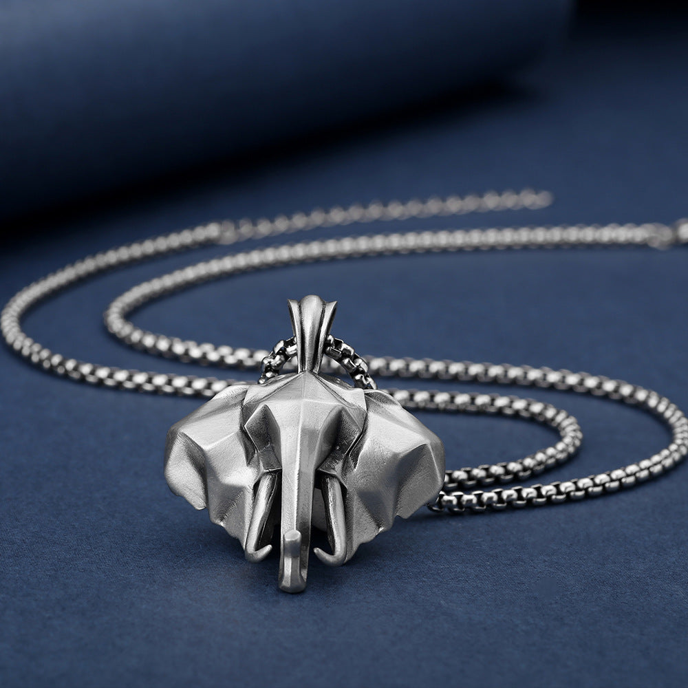 3D Elephant Vintage Pendant – Symbol of Wisdom & Strength | Zen Ara Grove